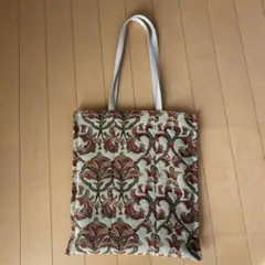 ローリーズファーム　　ジャガードトートバッグ　アイボリー08 FREE