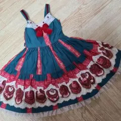 ケーキ柄ワンピース