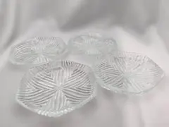 ギヤマン風カットガラス六角小皿14.5cm 5枚 ☆値引き！ギヤマン風カットガラス六角小皿14.5cm 5枚 - メルカリ