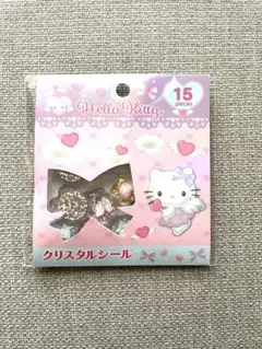 キティ　クリスタルシール　エンジェル　おはじきシール