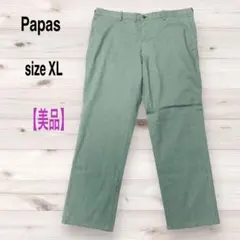 リネン ワイドパンツ
