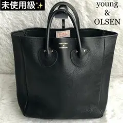 トートバッグ ブランド ヤングアンドオルセン 本革 レザー シボ革 ハンドバッグのサムネイル