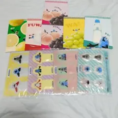 パペットスンスン オリジナルブックマーカーとA5ノート全種 合計9個