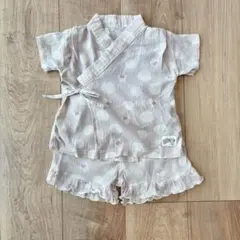 【80】ミニーちゃん水玉甚平