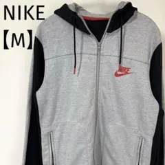 NIKE ナイキ ジップアップパーカー グレー×ブラック 165〜175cm相当