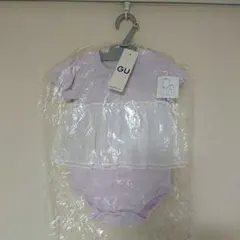 GU ロンパースのみ 70㎝ 薄紫色 新品 パンツなし