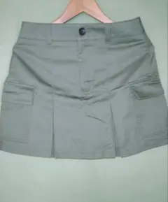 GU ローウエストカーゴミニスカート オリーブ Ｍサイズ