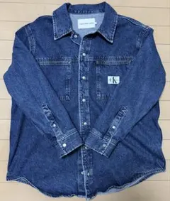 Calvin Klein Jeans デニムシャツジャケット ブルーXS