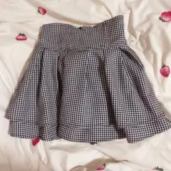 michellMacaron 美脚スカート ギンガムチェック XS