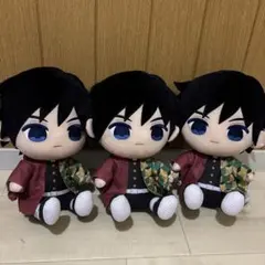 新品】ぬいぐるみ アニメ鬼滅の刃 ぬいぷりけ おすわりBIG 冨岡義勇 4