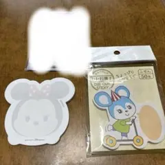 ディズニー ツムツム付箋 メモ帳 付箋2点セット