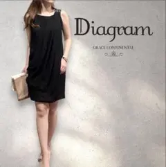 Diagram GRACE CONTINENTAL ノースリーブワンピース 36