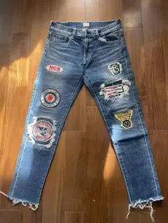 RODEO CROWNS パッチ付きデニム S