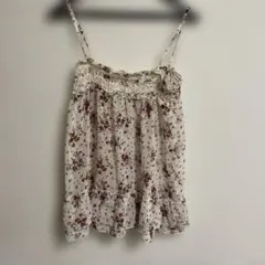 花柄 キャミソール