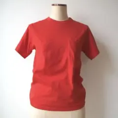 HYKE ハイク コットン ポケット Tシャツ レッド 赤 Sのサムネイル