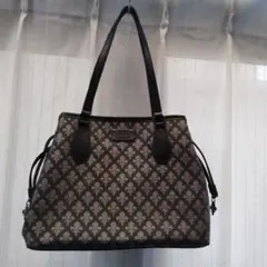 Patrick Cox フルール・ド・リス柄 ハンドバッグ