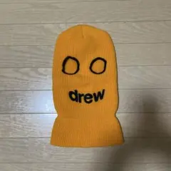 drew 顔デザイン ニット帽 オレンジのサムネイル