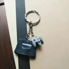 任天堂 歴代ハードキーホルダー Nintendo64 ミニチュア レトロ ゲーム