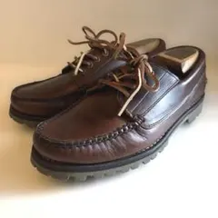 QUODDY TRAIL MOCCASIN　レザーシューズ　USA製　26cmのサムネイル
