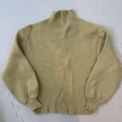 バルーン袖 ニット