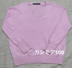 Spick and Span カシミア100% Vネック ニット