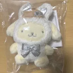 新品　サンリオ マスコットチャーム ふわふわスノーラビット ポムポムプリン