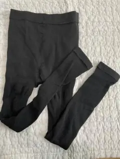マタニティレギンス ブラック　裏起毛　秋冬　M〜L