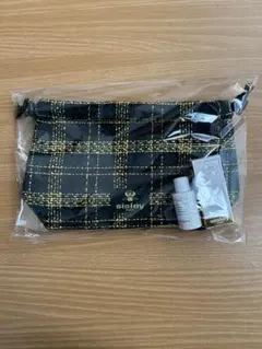 sisley チェック柄ポーチ シスレー　グリーンチェックのサムネイル