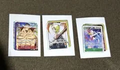 一番くじ ワンピースカード I賞 カードデザインステッカーセット 3種類セット