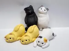 猫 フィギュア 5体セット