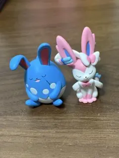 肩ズン　ポケモン　マリルリ　ニンフィア　ガチャ　フィギュア