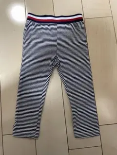 【即購入OK】【80cm】ベビーストライプレギンス 子供パンツ ベビーパンツ
