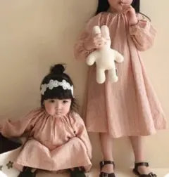 m*様 花柄ワンピース　90㎝　韓国子供服　長袖