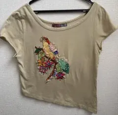 SWORDFISH スパンコール風ベージュ Tシャツのサムネイル
