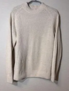 ユニクロ ニット セーター Lサイズ ベージュ 美品
