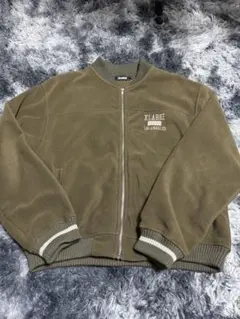 XLARGE フリースジャケット オリーブ