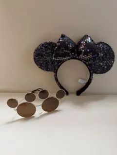 Disney カチューシャ　サングラス