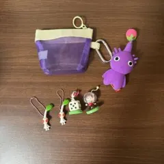 ピクミン　チョコエッグ　キーホルダー　ポーチ　ニンテンドー