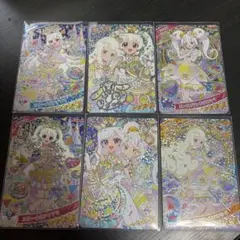 ひみつのアイプリ リング6弾ミラクルカード６枚セット ①