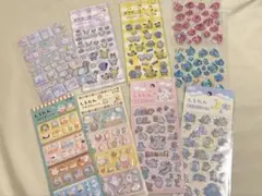しろたん ポケピース　らぶいーず　しずくちゃん シール ステッカー まとめ売りのサムネイル