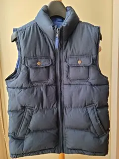 男児　リバーシブルダウンベスト　150cm