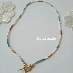 Hand made♡ボヘミアンビーズのネックレス