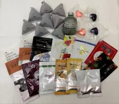 色々なバスソルト、入浴剤。全34個