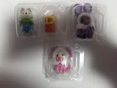 シルバニアファミリー　赤ちゃんカラフルウサギコスチューム