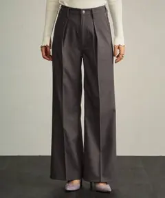 新品★WRANGLER ラングラー/ランチャー フレアーワイドパンツ　M　グレー