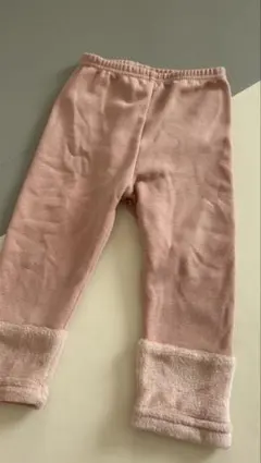 [80cm] ピンク あったかパンツ ベビー ボトムス