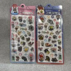 ズートピア 立体シールセット 2枚