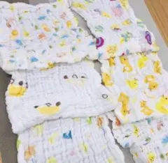 FONSANY 6層ガーゼ ベビータオル 6枚セット E731D