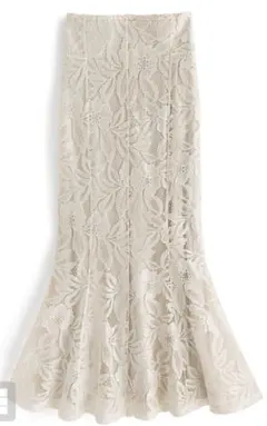 花柄レースマーメイドスカート GRL nh54