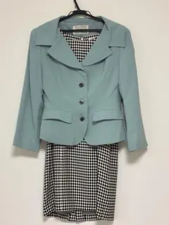 セットアップ　スーツ　ワンピース　ジャケット　80s　肩パッド